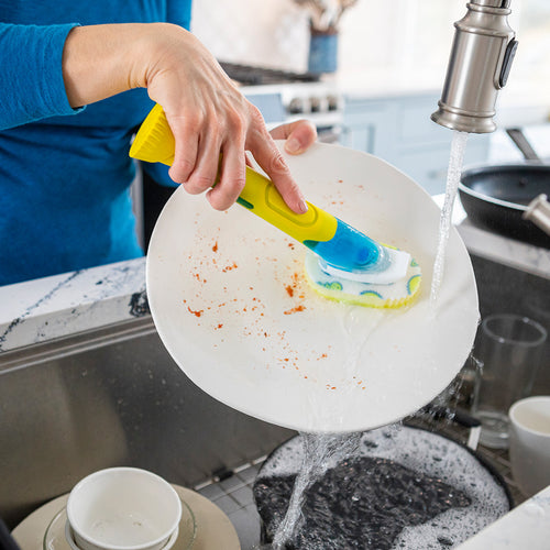 Cargar la imagen en el visor de la galería, Dish Daddy  dispensador con Fibra + Esponja