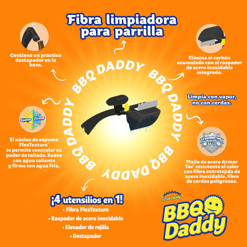 Cargar la imagen en el visor de la galería, FIBRA LIMPIADORA PARA PARILLA BBQ DADDY¡NUEVA!
