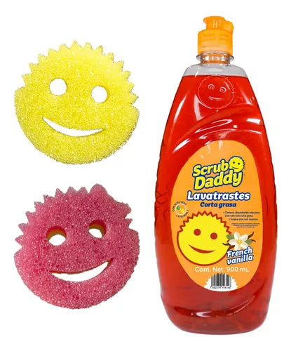 Cargar la imagen en el visor de la galería, Sparkling Dishes Bundle | Lavatrastes + Scrub Daddy + Mommy French Vanilla
