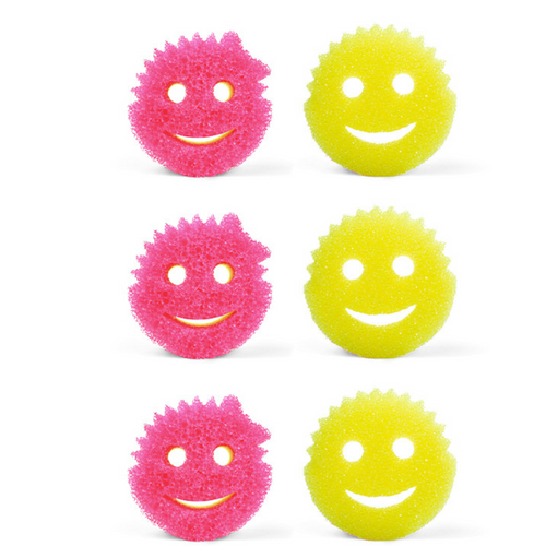 Cargar la imagen en el visor de la galería, 6 Pack Scrub Daddy (3 Scrub Daddy + 3 Scrub Mommy)
