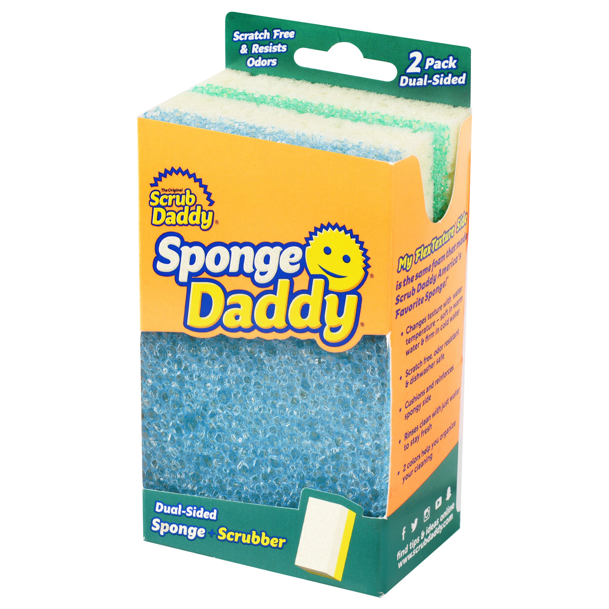 Sponge Daaddy Sponge Daddy 2 piezas (Doble Cara) – scrubdaddymx